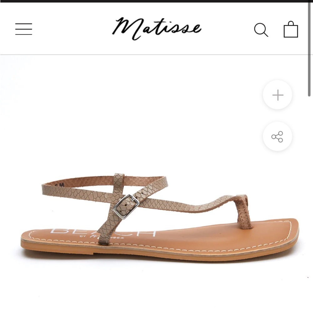 Matisse Taupe Sandals 7